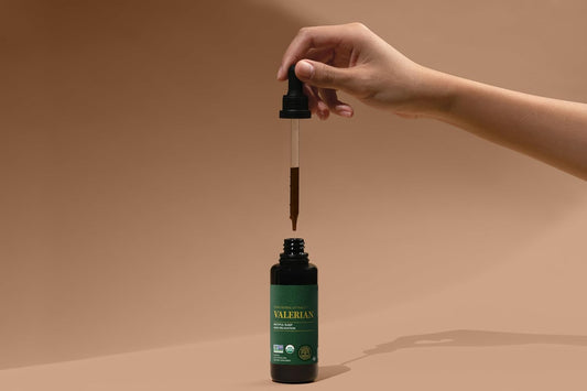 Global Healing Organic Valerian Root Extract Liquid Supplement - Raw H