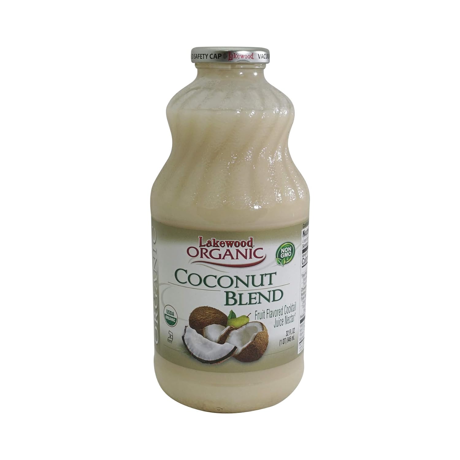 LAKEWOOD JUICE COCONUT MILK ORG, 32 FO