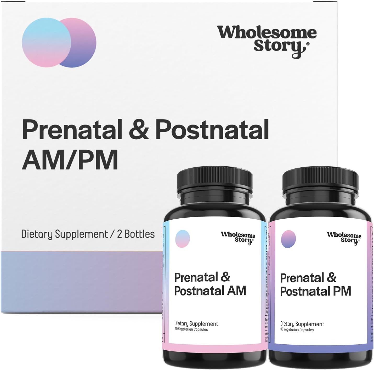 Premium Bioavailable Prenatal & Postnatal Vitamins for Women with DHA,