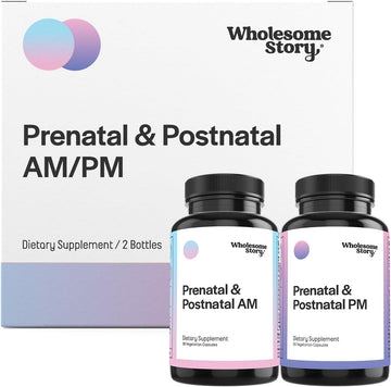 Premium Bioavailable Prenatal & Postnatal Vitamins for Women with DHA,