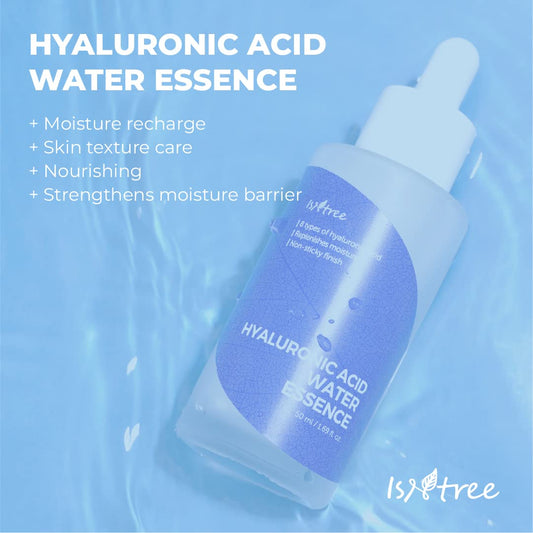 ISNTREE Hyaluronic Acid Water Essence 50 1.69 . | Replenishes moisture | Non-sticky ?nish