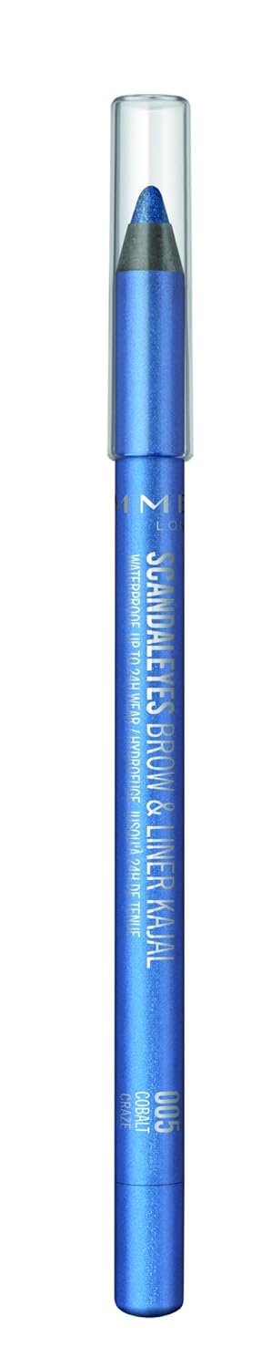 Rimmel Scandaleyes Brow & Liner Kajal, Cobalt Craze (1 Count)