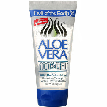 Fruit Of The Earth Aloe Vera 100% Gel, 6 Ounce, Pack Of 5
