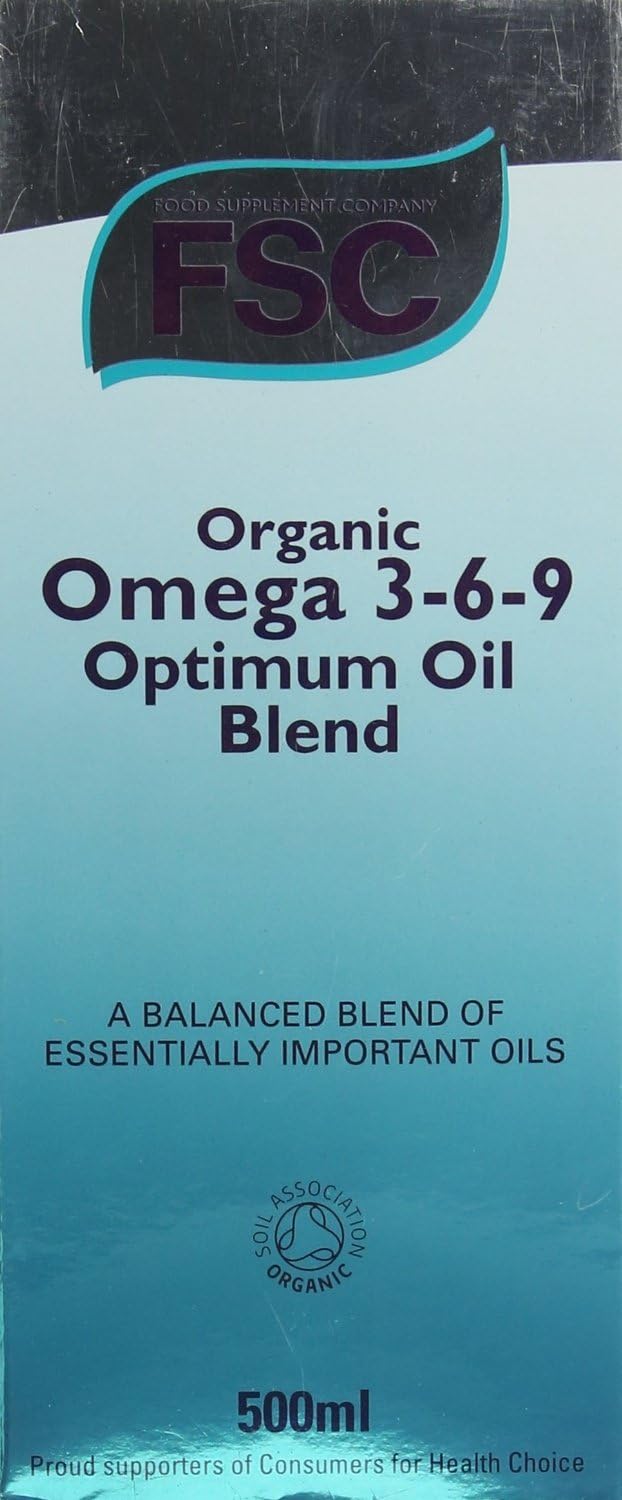 FSC Organic Omega 3 6 9 Optimum Oil 500ml (PACK OF 1)

540 Grams
