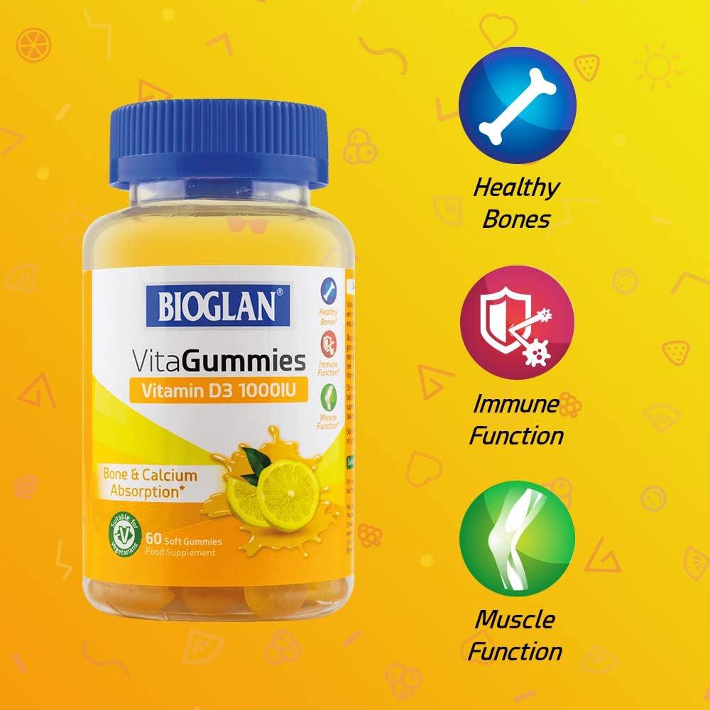 Bioglan Vitamin D3 1000Iu Vitagummies - 60 Soft Gummies

