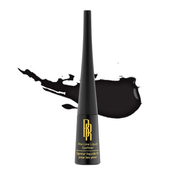 Black Radiance Fine Line Liquid Eyeliner, Black, 0.12 uid