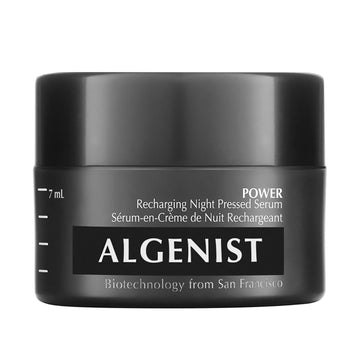 Algenist POWER Recharging Night Pressed Serum - Overnight Treatment to Refine Dull, Uneven Texture with Algae, Collagen & Coconut Water - Non-Comedogenic & Hypoallergenic