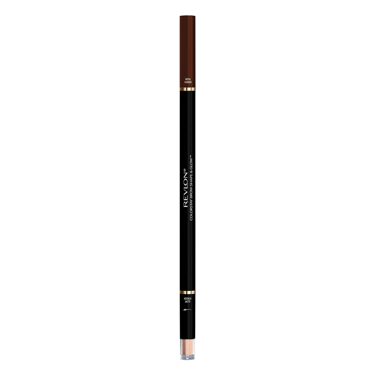 Revlon Colorstay Shape & Glow Eye Brow Marker and Highlighter, Dark Brown, 0.02  (Marker), 0.008  (Highlighter)