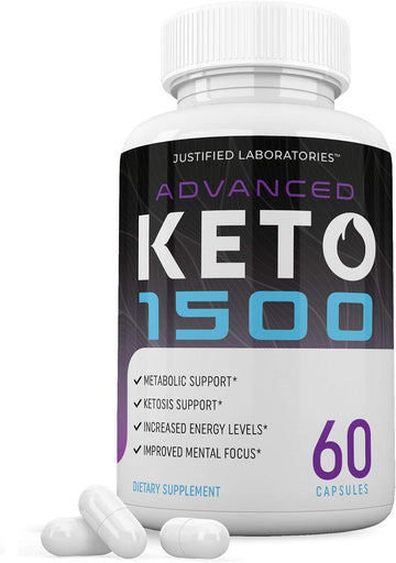 Advanced Keto 1500 Pills Includes Apple Cider Vinegar goBHB Exogenous Ketones Advanced Ketogenic Supplement Ketosis Supp