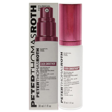 Peter Thomas Roth | Even Smoother Glycolic Retinol Resurfacing Serum | Glycolic Acid Serum with Retinol for Uneven Texture and Tone, 1 .