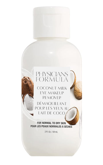 Eye Makeup Remover By Physicians Formula Coconut Milk Waterproof Eye Makeup Remover, Dermatologist Tested, Oil-Free, for Sensitive Skin, 2   (Pack of 1)
