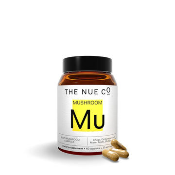 The Nue Co. MULTI MUSHROOM COMPLEX, Improve Focus & Energy, Support Br