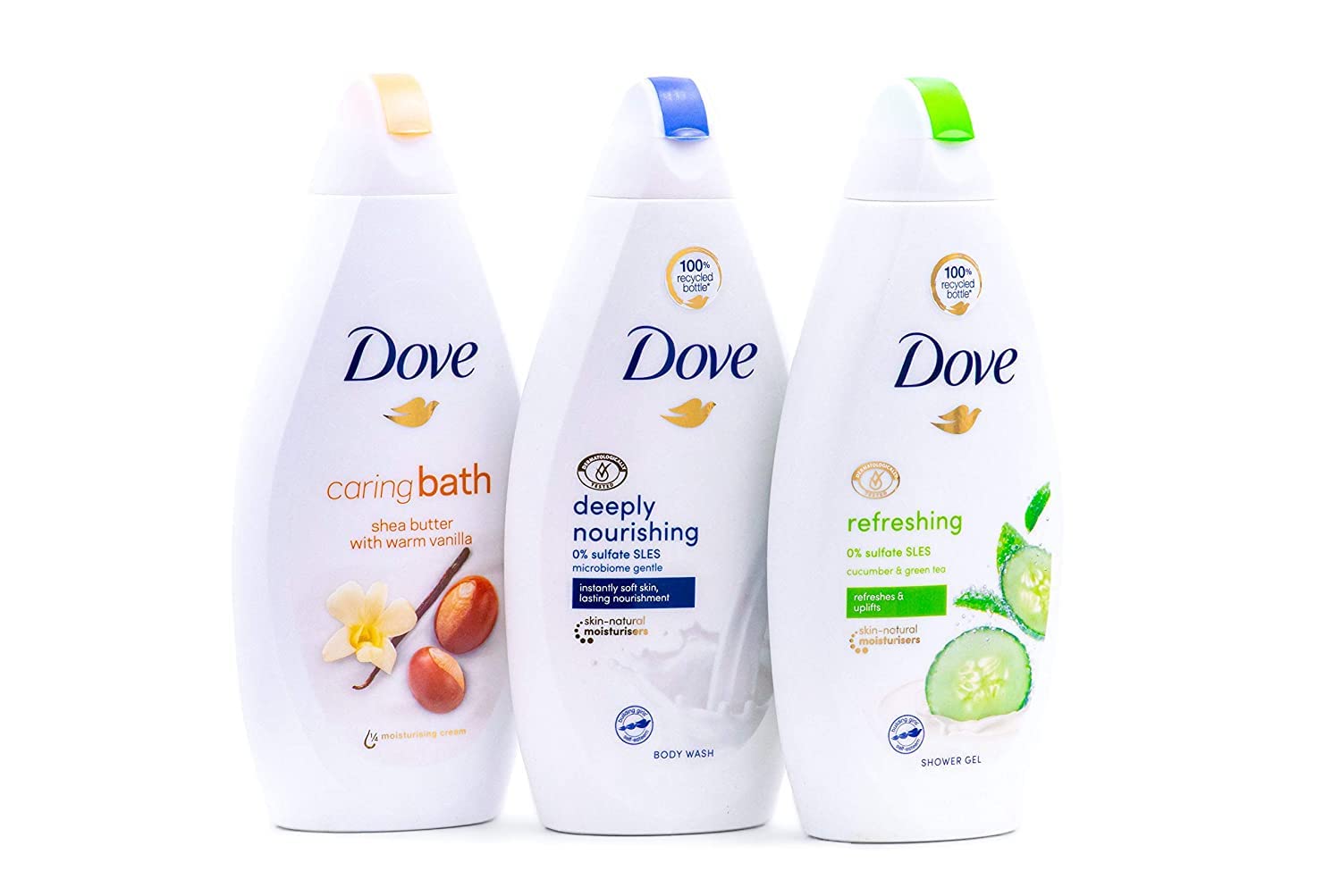 Esupli.com  Dove Body Wash Variety Pack- Shea Butter with Wa
