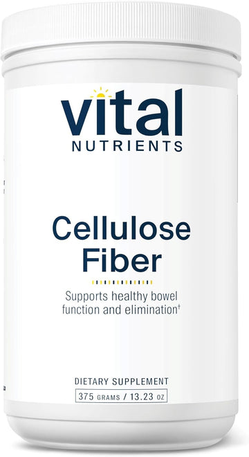 Vital Nutrients Cellulose Fiber | Vegan Fiber Supplement | Supports No12 Ounces