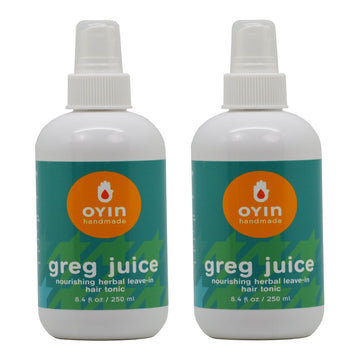 Oyin Handmade Greg Juice Herbal Leave-In Hair Tonic 8.4"Pack of 2"