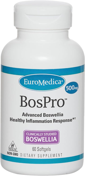 Euromedica BosPro - 60 Softgels - Extra Strength Boswellia Supplement