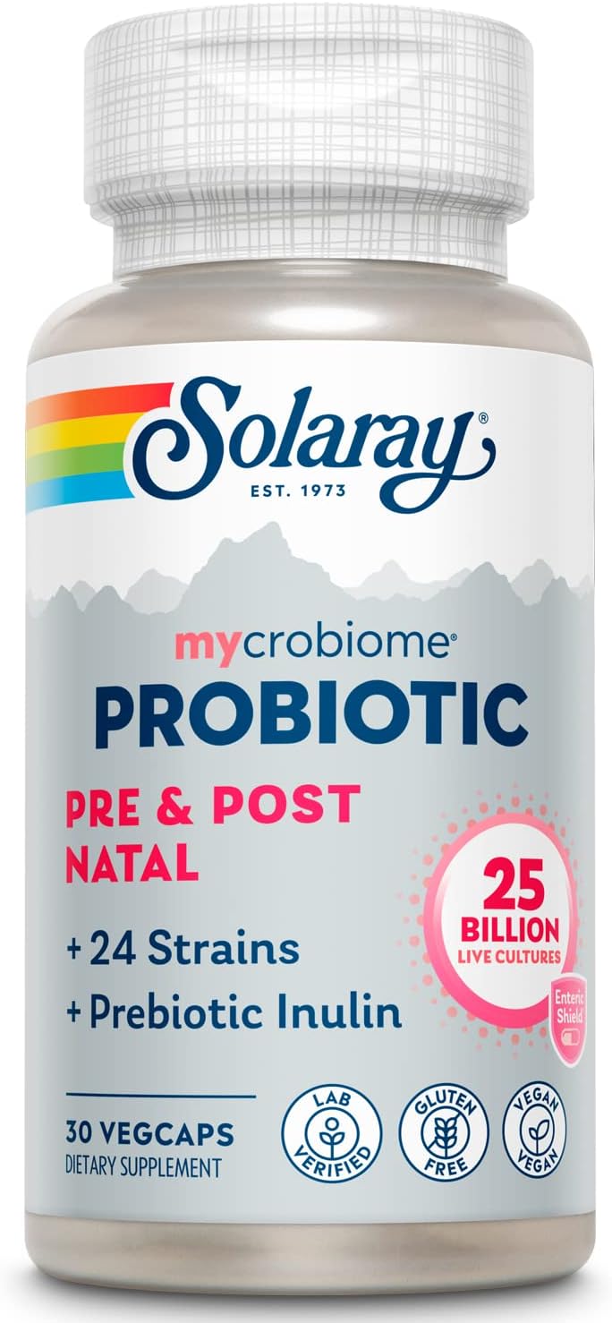 Solaray Mycrobiome Probiotic Pre And Post Natal Formula, Prenatal Prob