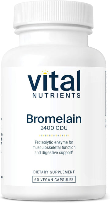 Vital Nutrients Bromelain | Vegan Supplement to Support Digestion and 1.81 Ounces