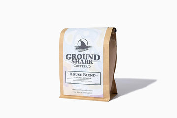 Ground Shark Coffee - House Blend - Whole Bean  bag (Whole Bean)