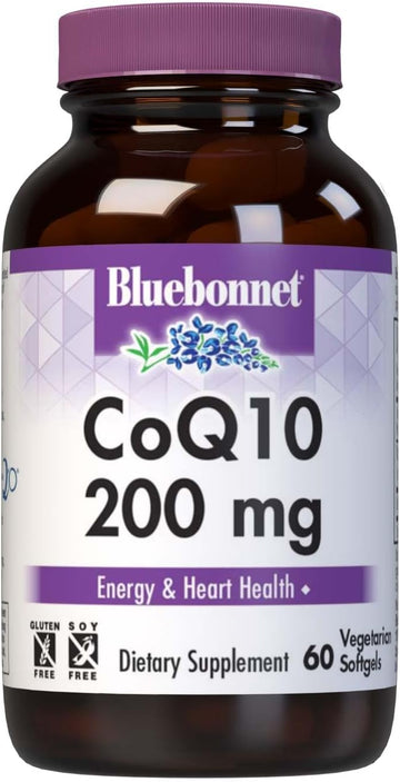 BlueBonnet CoQ-10 Vegetarian Softgels, 200 mg, 60 Count