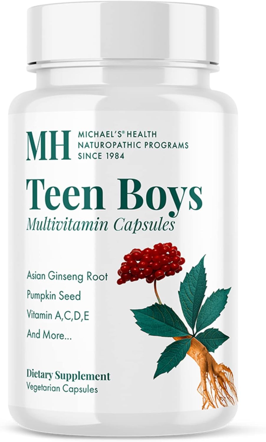 MICHAEL'S Health Naturopathic Programs Teen Boys - 60 Vegetarian Capsu