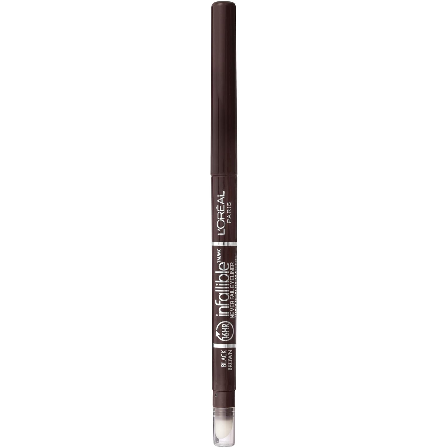 L'Oreal Infallible Never Fail Eyeliner, Black Brown [581] 0.008  (Pack of 3)