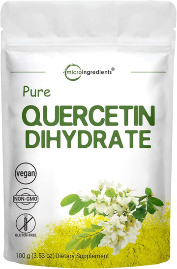 Pure Quercetin Dihydrate Powder, Quercetin 500Mg Per Serving