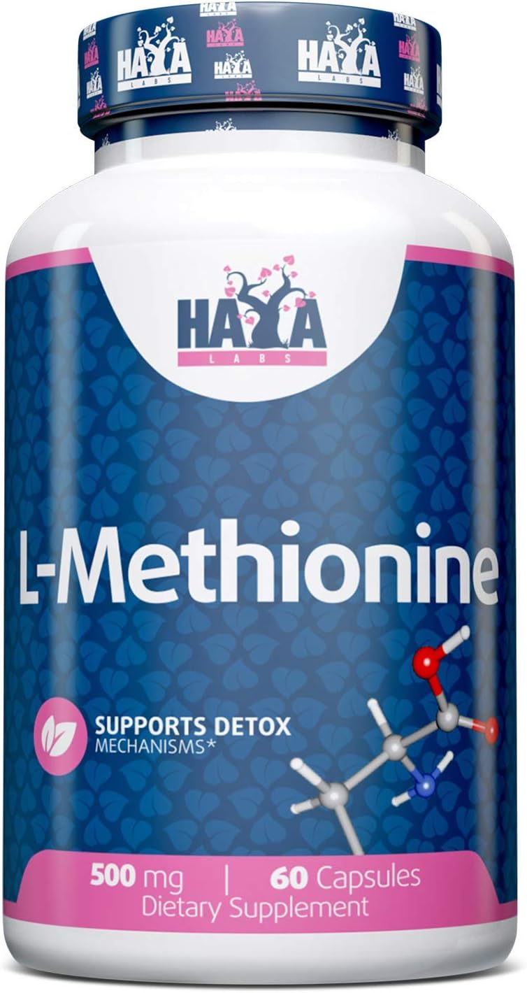 Haya Labs L-Methionine, 500 mg, 60 Caps

60 Grams