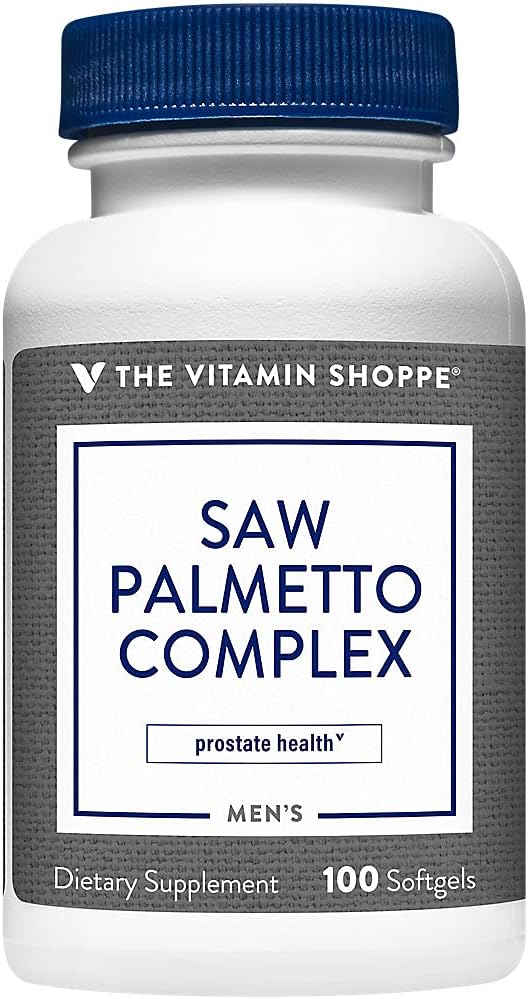 The Vitamin Shoppe Saw Palmetto Complex 160mg - Supplement for Prostat