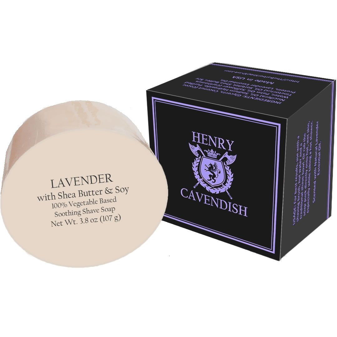 Henry Cavendish Lavender Shaving Kit with - Shaving Soap wit