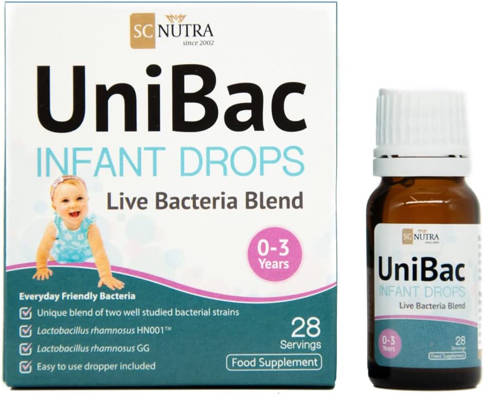 Unified Bacteria: Unibac Newborn / Baby / Infant Probiotics 0-3 Years 30 Grams