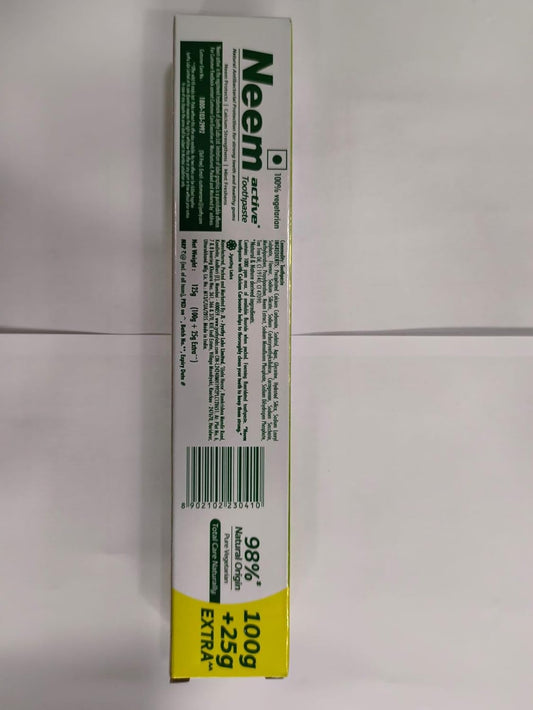 Neem Active Toothpaste 100 Grams Pack of 3