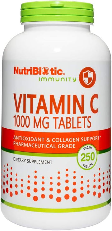 Nutribiotic - Vitamin C 1000 Mg, 250 Count Tablets | Essential Immune