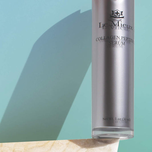 Le Mieux Collagen Peptide Serum - Concentrated, Creamy Anti Aging Face Serum with Skin Contouring Peptides & Moisturizing Hyaluronic Acid, No Parabens or Sulfates (1  / 30 )