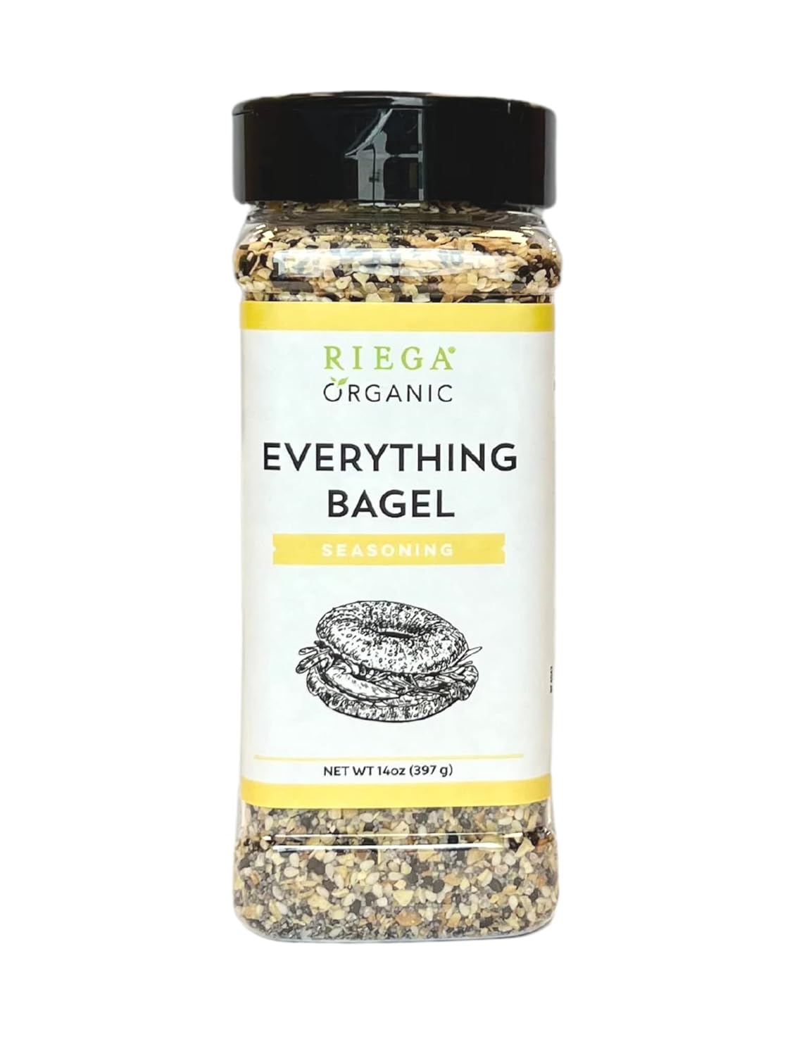 Riega Organic Everything Bagel Seasoning, Everything Bagel Spice Blend
