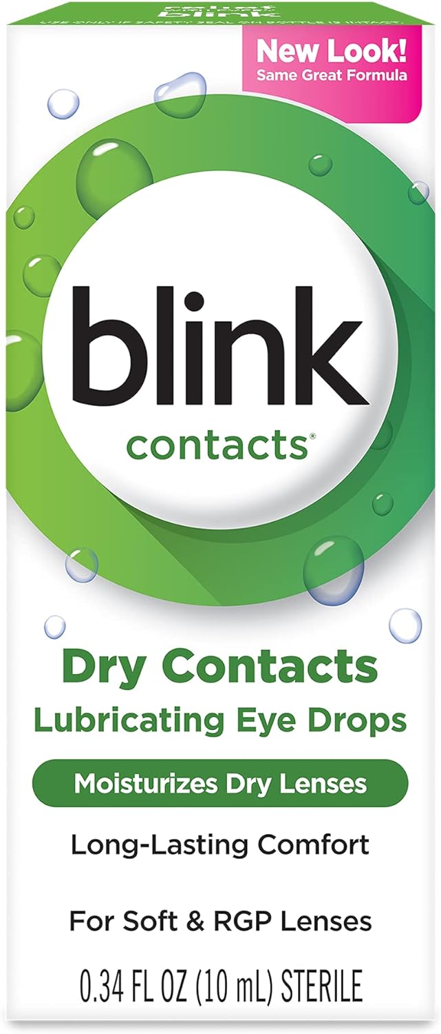 Blink Contacts Lubricant Eye Drops, 10 ml (Pack of 3)