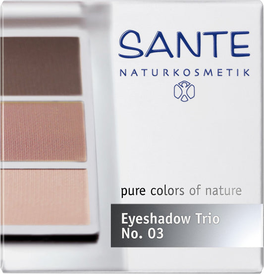 Sante Eyeshadow Trio Rose Wood 03, 4.72 Gram