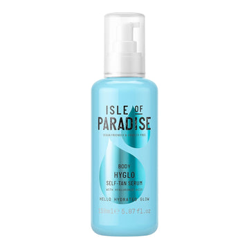 Isle of Paradise Hyglo Body Hyaluronic Self Tan Serum - Hydrating and Brigtening Gradual Tan Body Serum, Vegan and Cruelty Free, 3.21