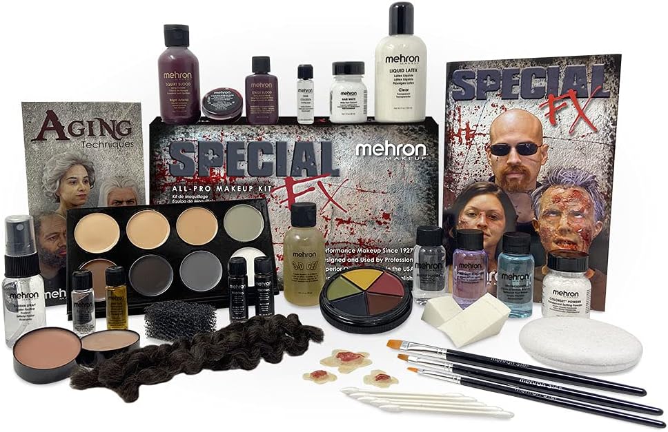 Mehron Makeup Special FX All-Pro Makeup Kit | Complete Professional Stage Makeup Kit | Special Effects Makeup Kit for Theatre, Halloween, & Cosplay