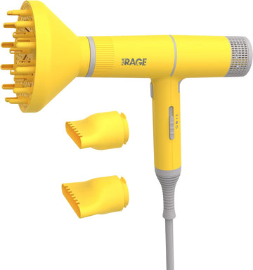 Hair Rage ChicAir -Blue Ionic Technology for Pro Performance Drying , Hair Dryer with Diffuser, Foldable Handle, Constant Temperature Hair Care Without Hair Damage
