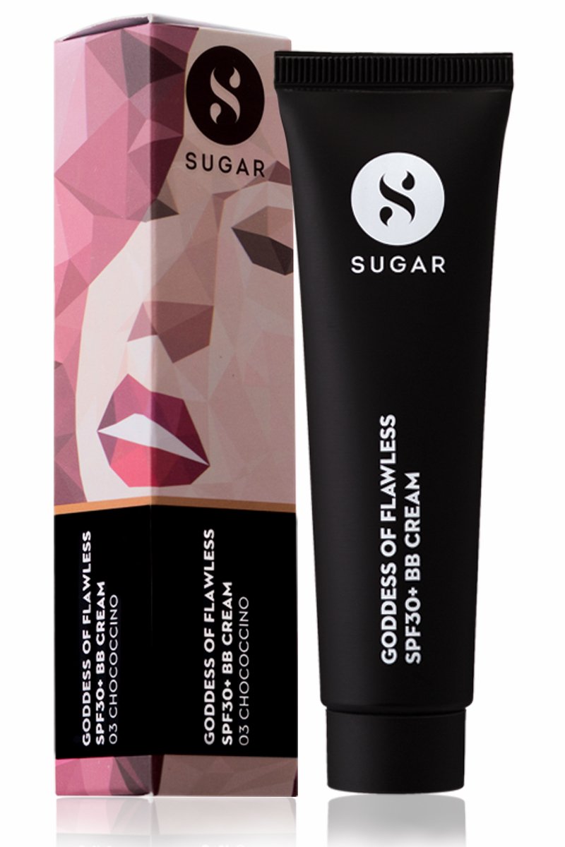 SUGAR Cosmetics Goddess Of awless SPF30+ BB Cream03 Chococcino (Medium Tan) LONG LASTING, LIGHTWEIGHT FORMULA