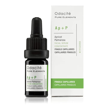 Odacité Anti Aging Serum Concentrate with Apricot and Palmarosa - For Fragile Capillaries - Ultra-Soothing Facial Serum for Fragile Skin, Redness & Healthy Looking Skin - 0.17 .