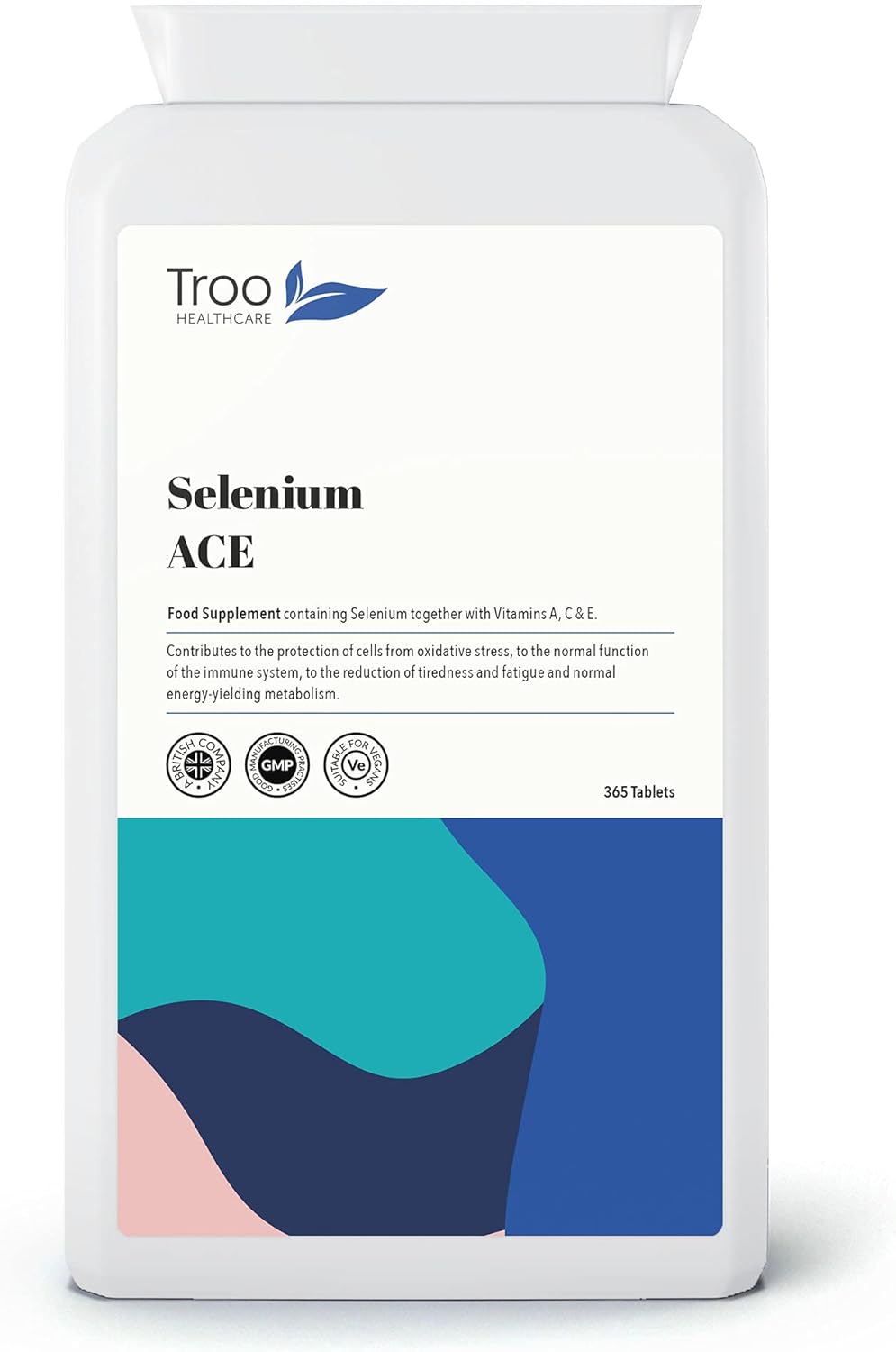 Selenium ACE 365 Tablets - Daily Supplement with Vitamins A, C & E - A220 Grams