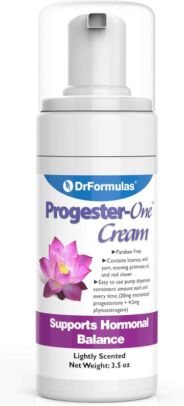DrFormulas Progester-ONE Cream Bioidentical for Women | Menopause Reli