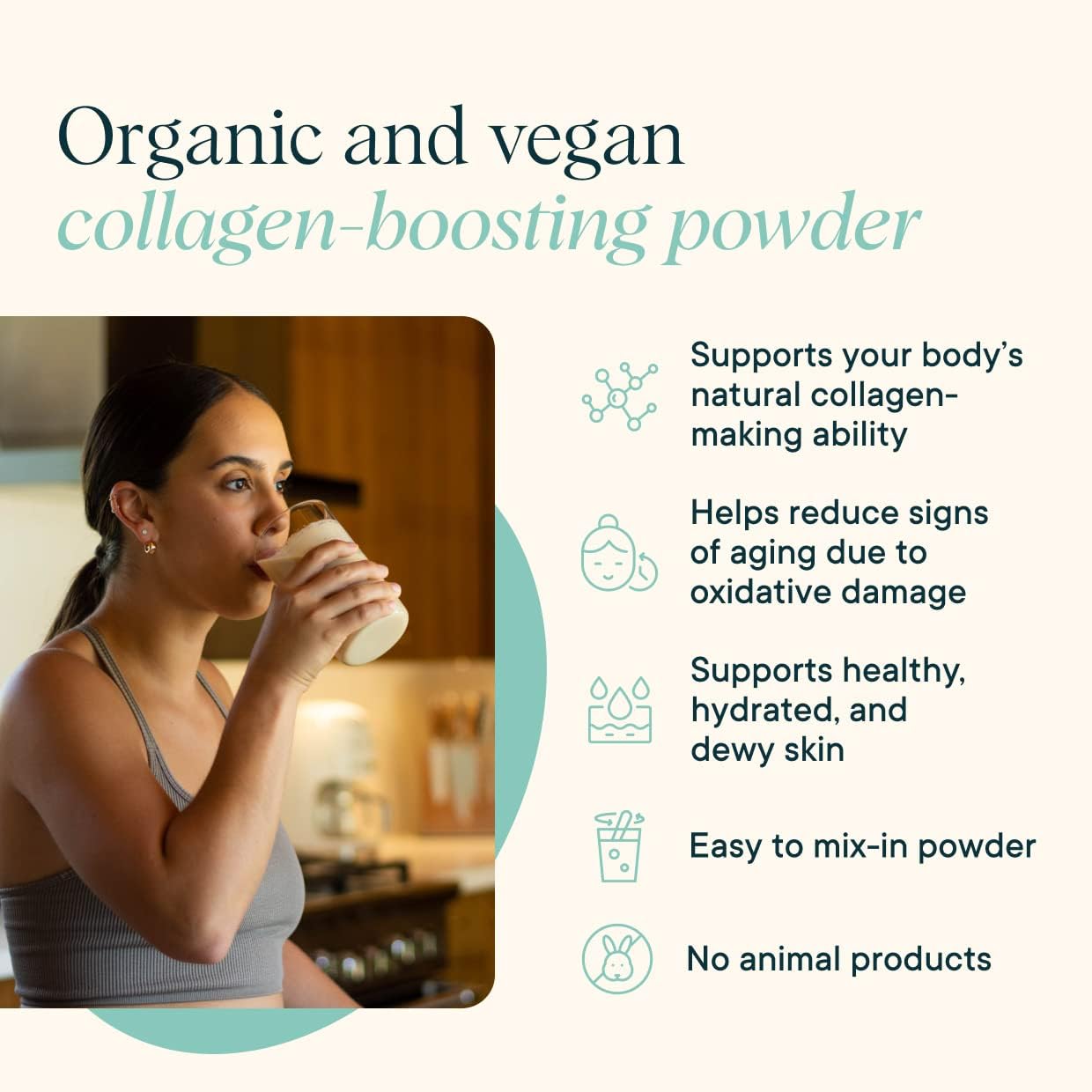Ora Organic Vegan Collagen-Boosting Powder for Women and Men