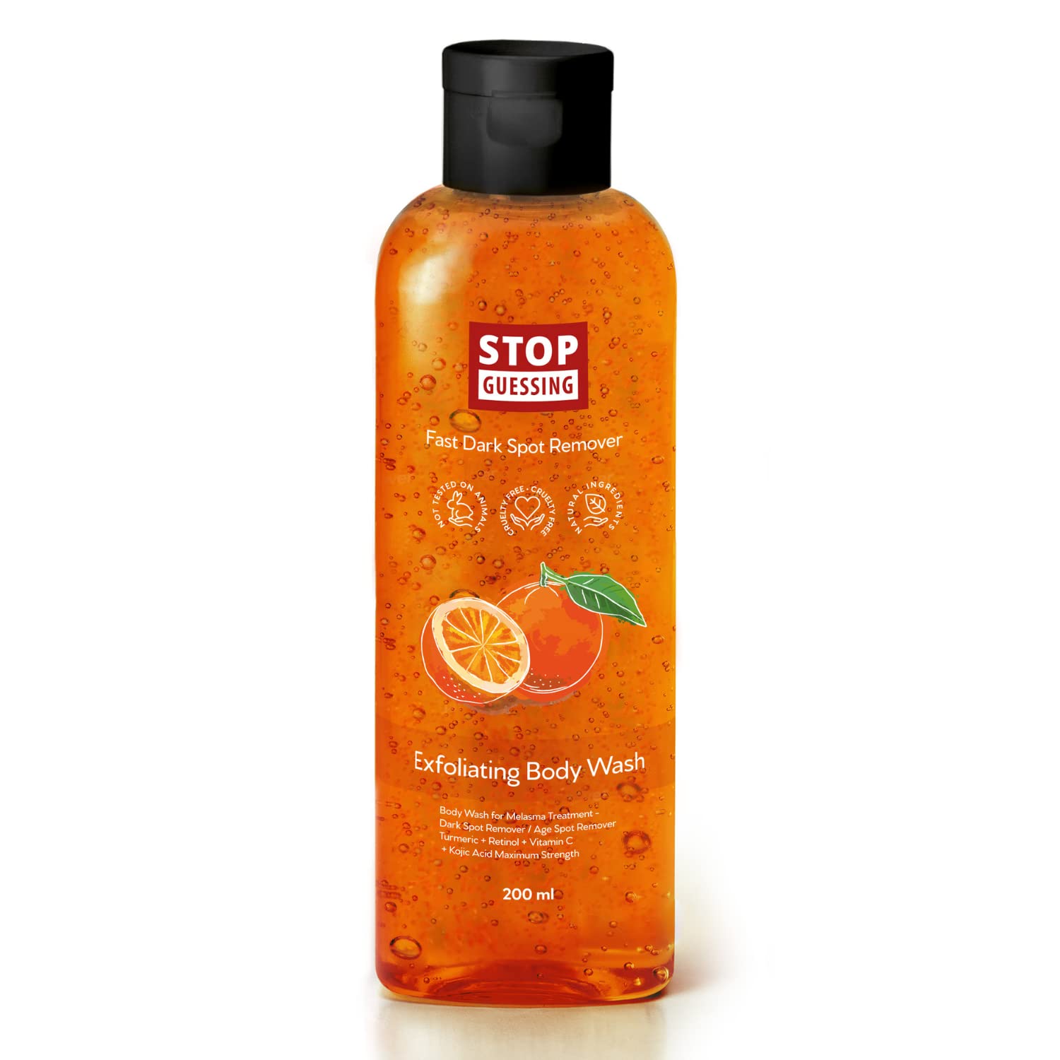 Body Wash for Blotches, Dark Spot Removal/Color Correction, Safe Home Treatment, Maximum Strength