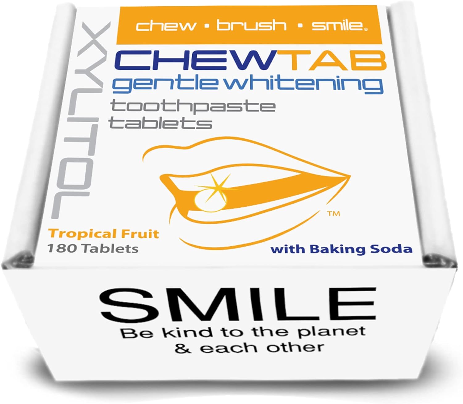 Weldental Chewtab Gentle Whitening Toothpaste Tablets Tropical Fruit Refill