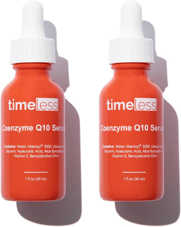 Timeless Skin Care Coenzyme Q10 Serum - 1 , Pack of 2 - Powerful Anti-Aging Formula with Coenzyme Q10, Matrixyl 3000 & Hyaluronic Acid - Restore & Replenish Skin, Smooth Wrinkles - All Skin Types