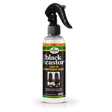 Difeel Jamaican Black Castor Leave-in Conditioning Spray 8 oz. - Hair Oil Spray for Hair Growth, Moisturizing, Hair Thic