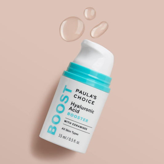 Paula's Choice BOOST Hyaluronic Acid Booster with Ceramides for Lightweight Deep Hydration, Concentrated Serum, 0.5